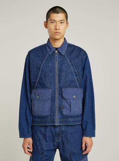 Mixed Coach Zip Jacket